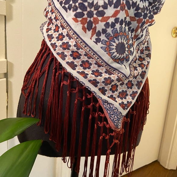 Sheer Tassel Tube Top - Picture 2 of 5